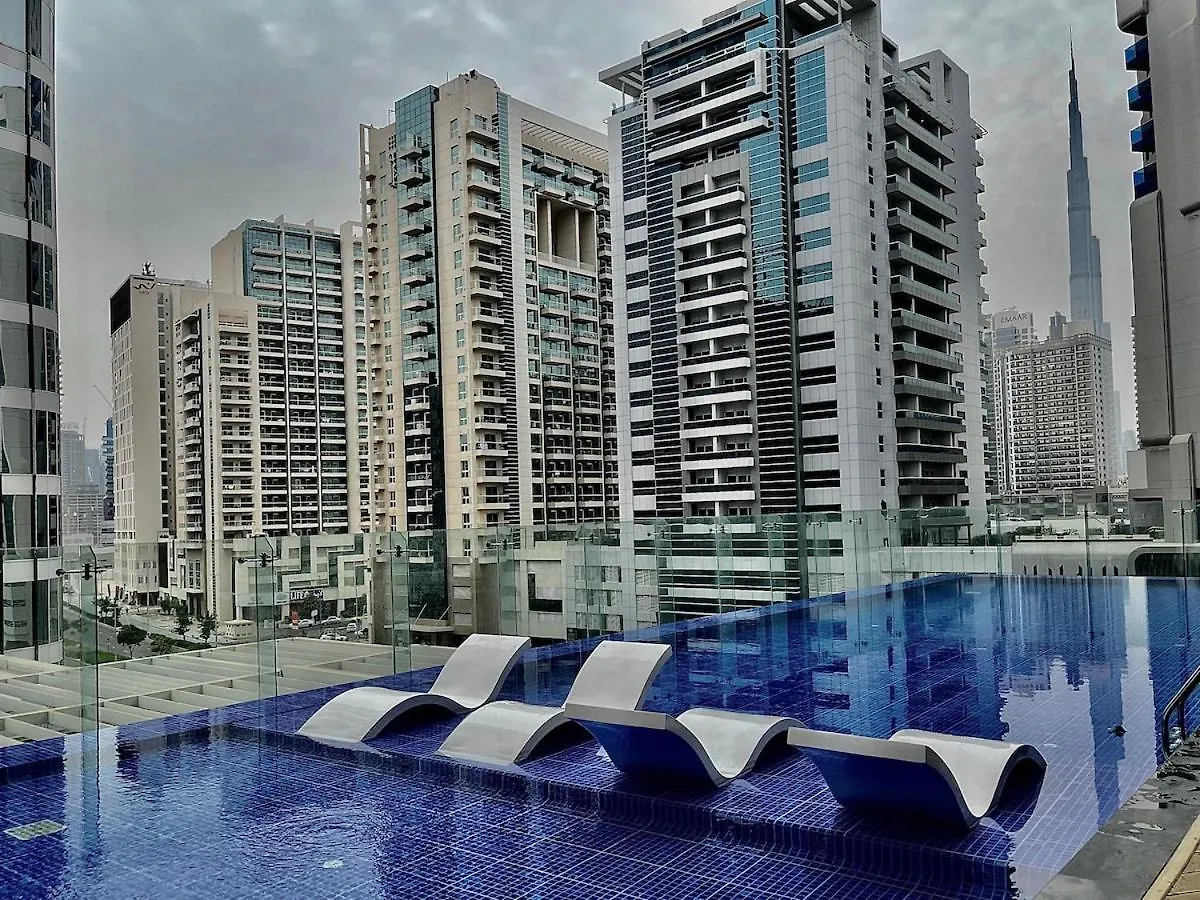 1Bhk Converted To 2Bhk Near Downtown Canal View Dubai Apartment