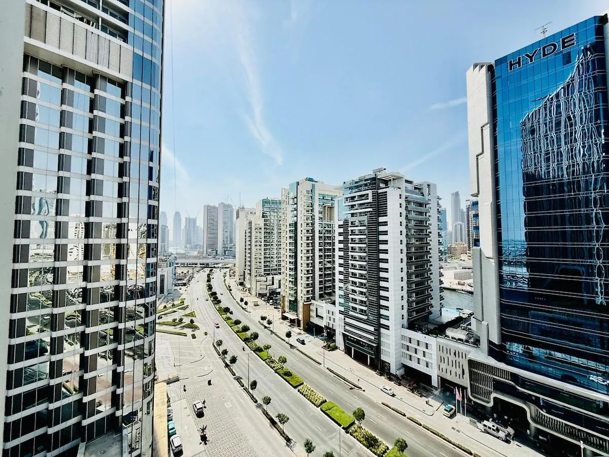 1Bhk Converted To 2Bhk Near Downtown Canal View Dubai 0*,