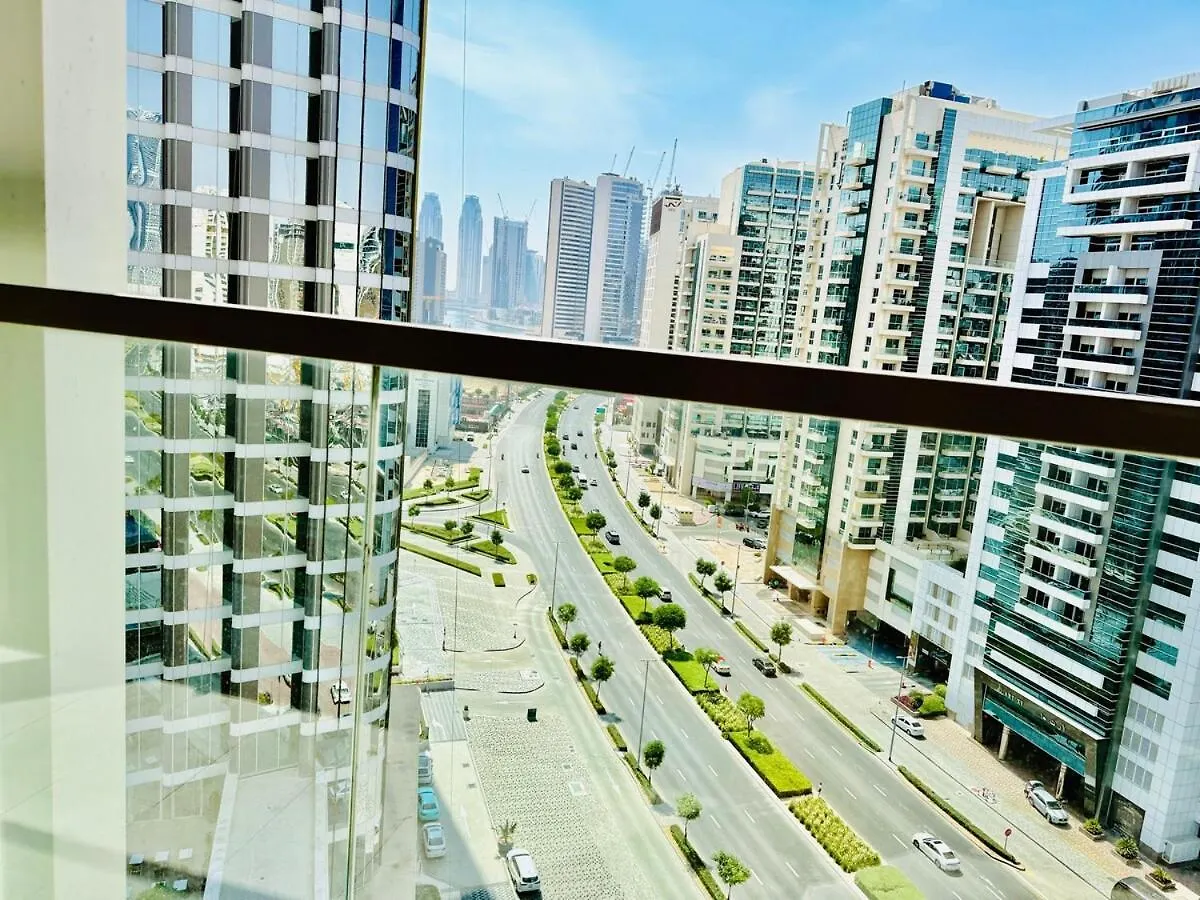 1Bhk Converted To 2Bhk Near Downtown Canal View Dubai Apartment