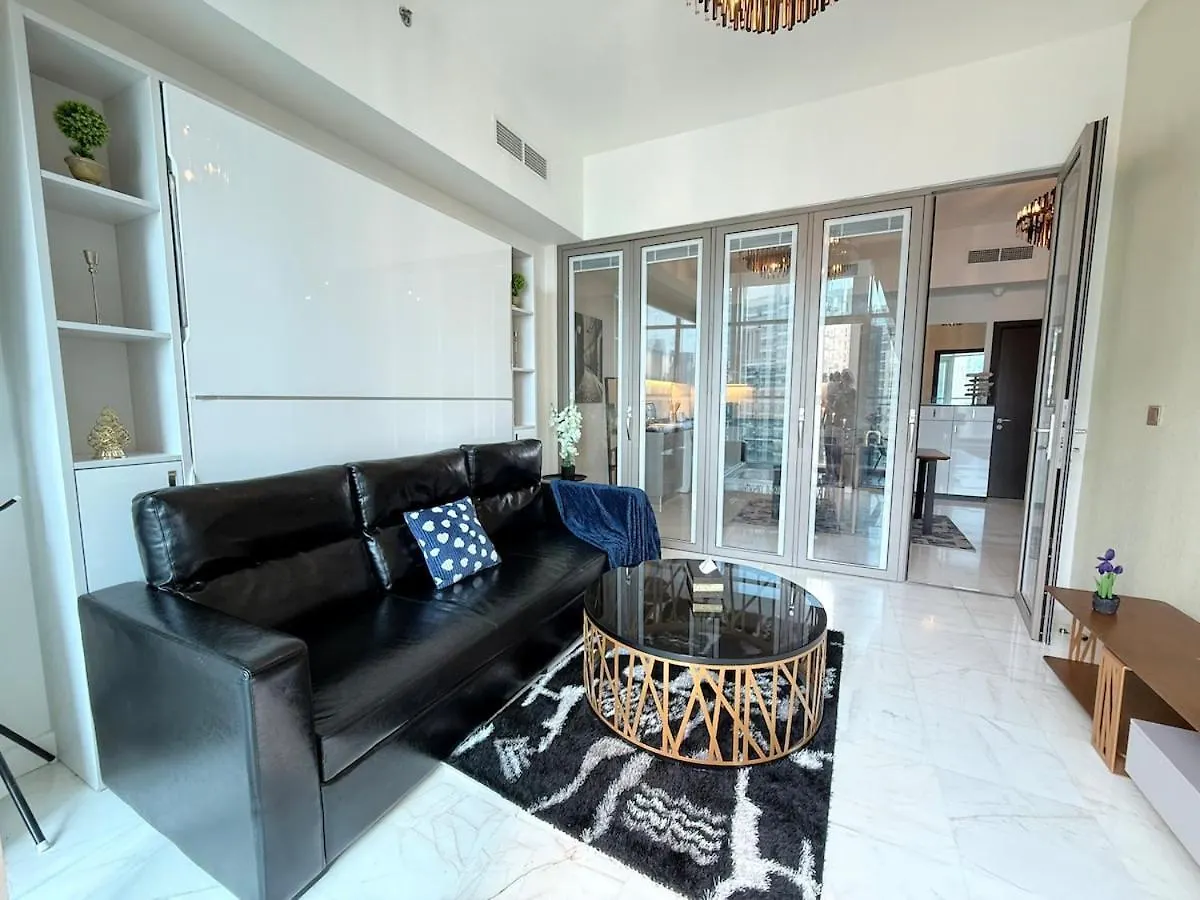 1Bhk Converted To 2Bhk Near Downtown Canal View Dubai Apartment